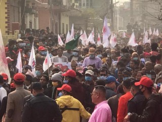 नेकपाको ओली पक्षको बृहद सभा बुटवलबाट प्रत्यक्ष प्रसारण