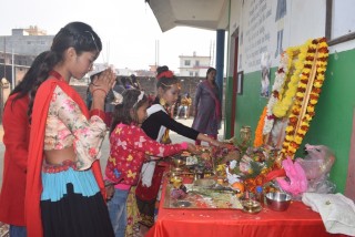 मनाइयाे सरस्वती पुजा (फोटो फिचर)