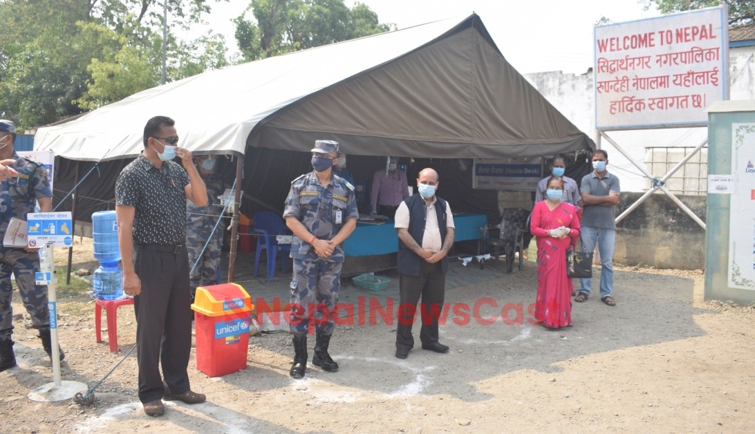 स्वास्थ्य मन्त्रालयका प्रवक्ता पुगे वेलहिया सिमा निरिक्षणमा