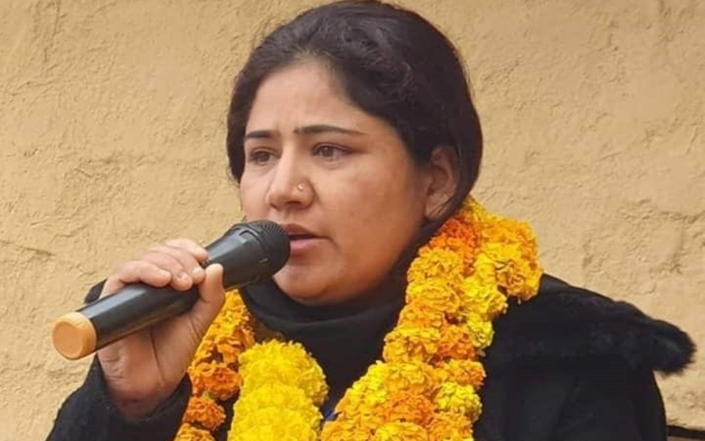 नेकपाबाट चुनाब लडेकी विमला खत्री माओवादी केन्द्रमा प्रवेश