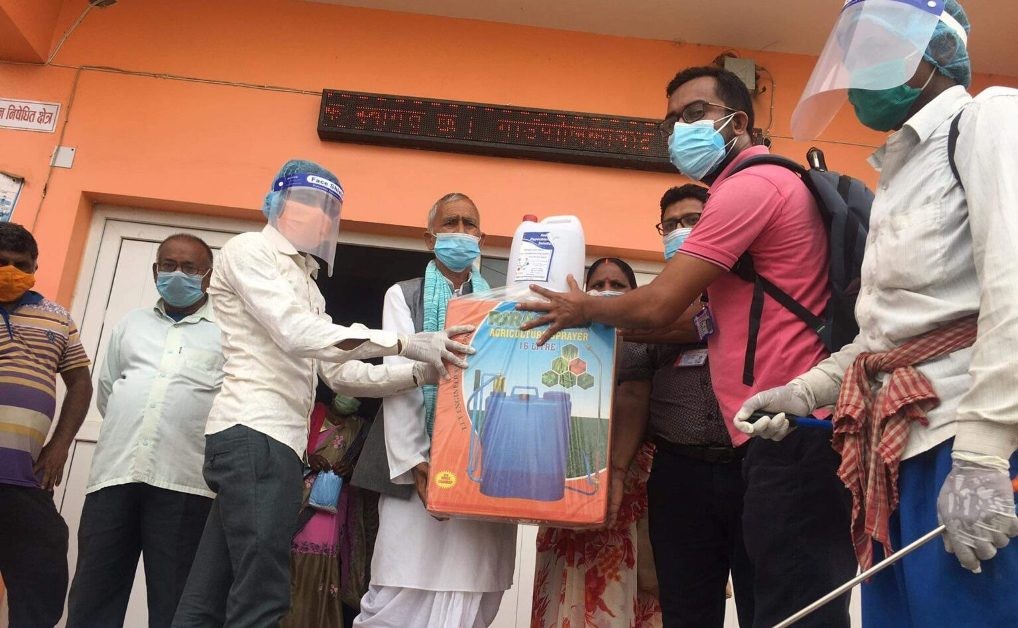 कोटहीमाई गाउँपालिकाका घर निसंक्रमित हुदै