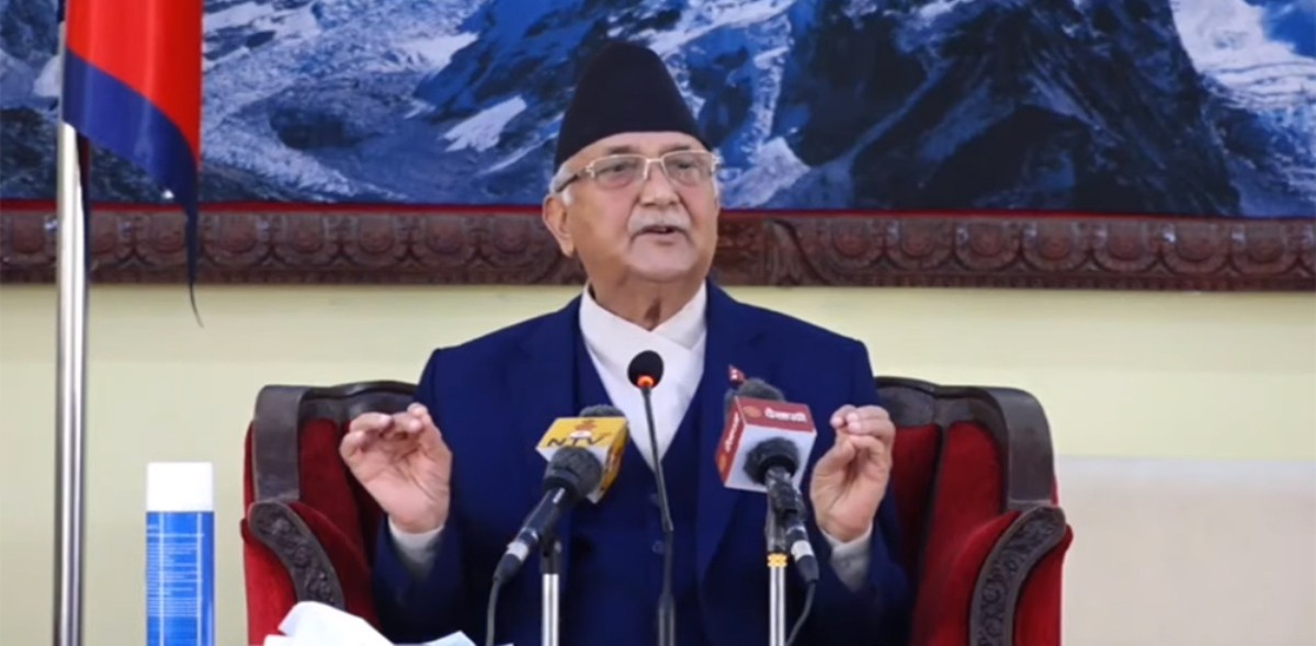 सके मलाई हटाऊ, नसके मेरो नेतृत्वमा राष्ट्रिय सरकार बनाऊ, अहिले चुनाव गर्न सकिन्छः प्रधानमन्त्री ओली 