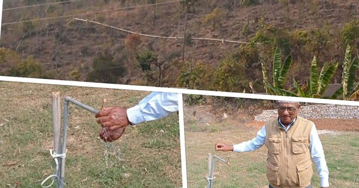 दौँघामा घरघरमा पानी 