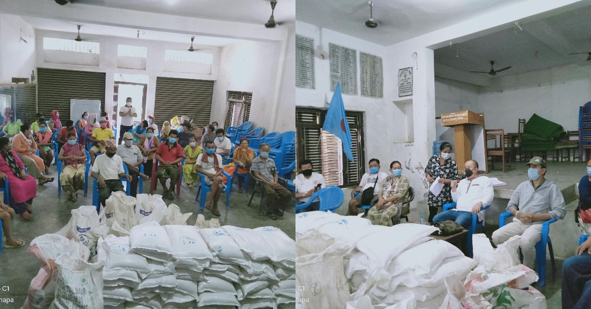 राष्ट्रिय जनमुक्ति पार्टीद्वारा बुटवलका ५० परिवारलाई राहात 