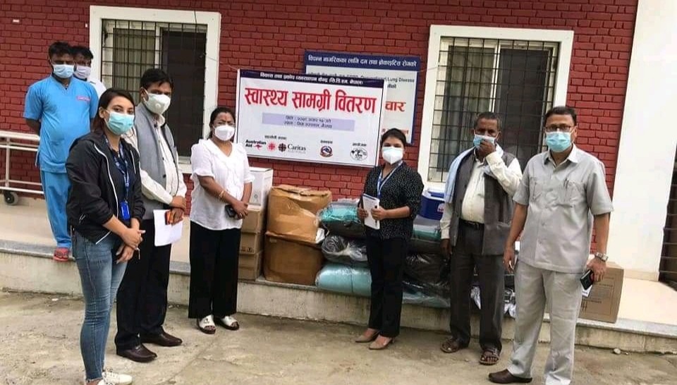 भीम अस्पताललाई कोभिड–१९ द्रुत प्रतिकार्यका लागि स्वास्थ्य सामाग्री प्रदान