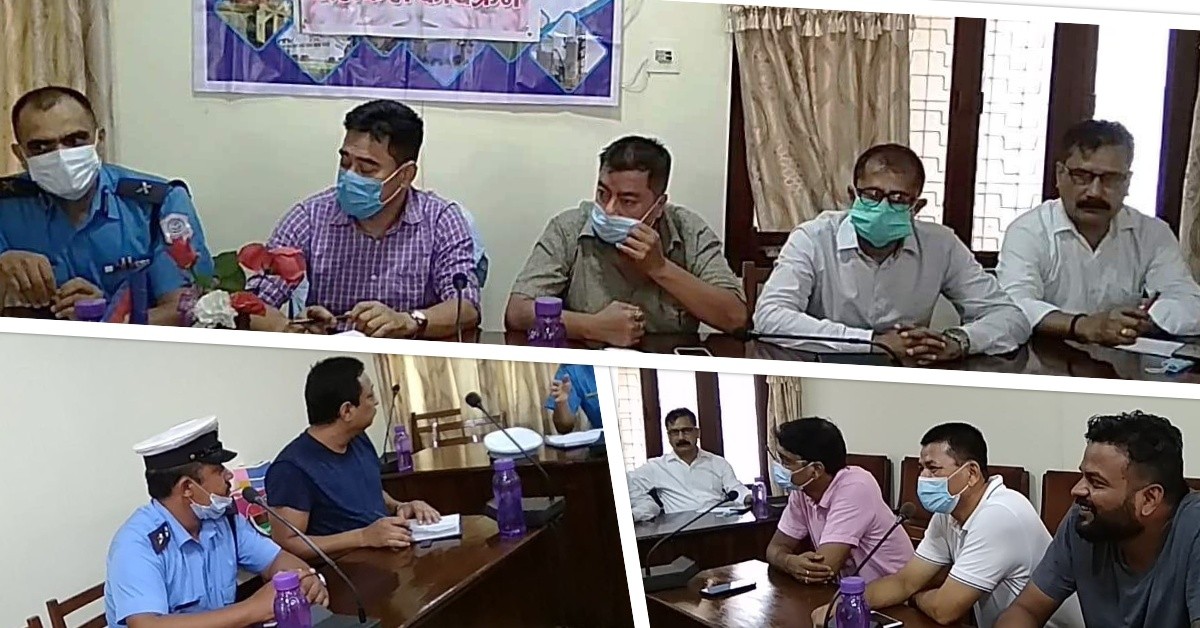 सिद्धार्थनगरमा पार्किङ्ग समस्या,व्यवस्थित बनाउन छलफल