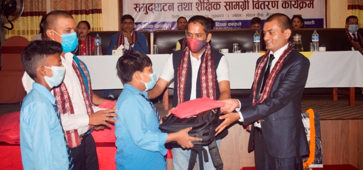 जेसिज सप्ताह २०२१ सुरु, विद्यार्थीलाई शैक्षिक सामाग्री वितरण