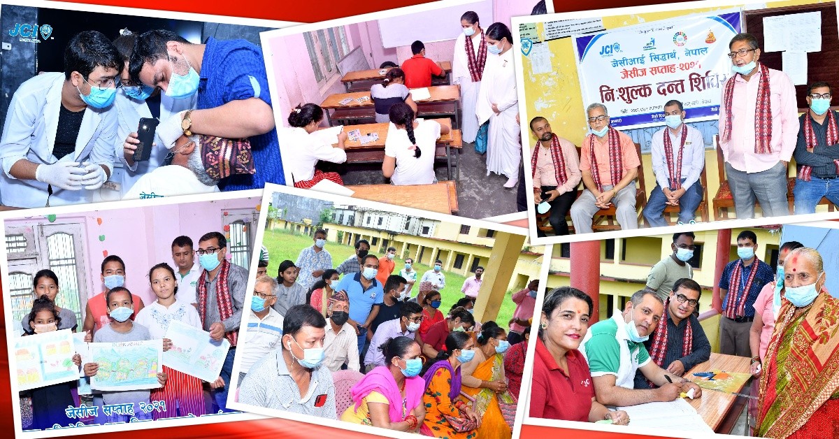 जेसिज सप्ताह :  निःशुल्क दन्त शिविर र चित्रकला प्रतियोगिता सम्पन्न