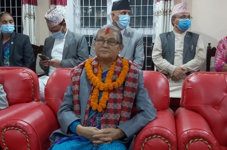 नेपालकै पहिलो महिला मुख्यमन्त्री  बनिन् शाक्य