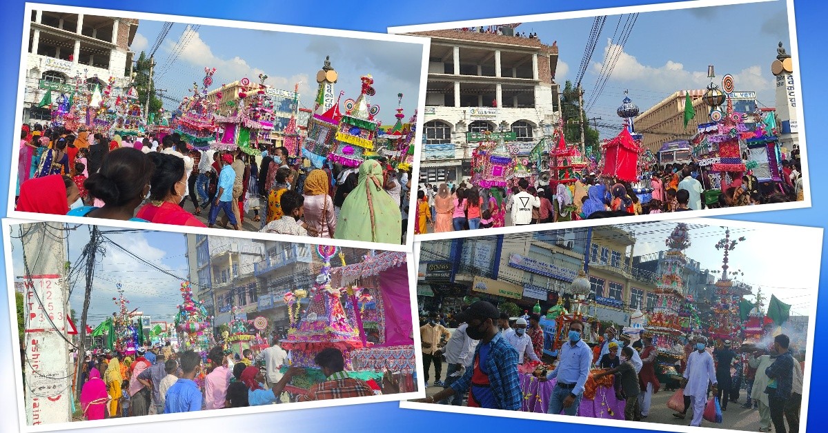 भैरहवामा मनाइयाे मोहर्रम पर्व