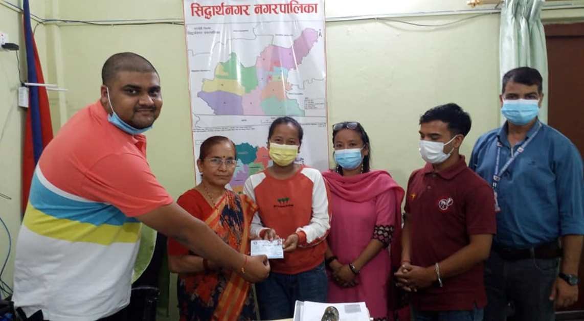 सिद्धार्थनगरमा अपांगता परिचय पत्र वितरण 