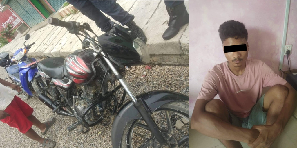 कपिलबस्तुमा चोरी भएको मोटरसाईकल फेलापर्यो
