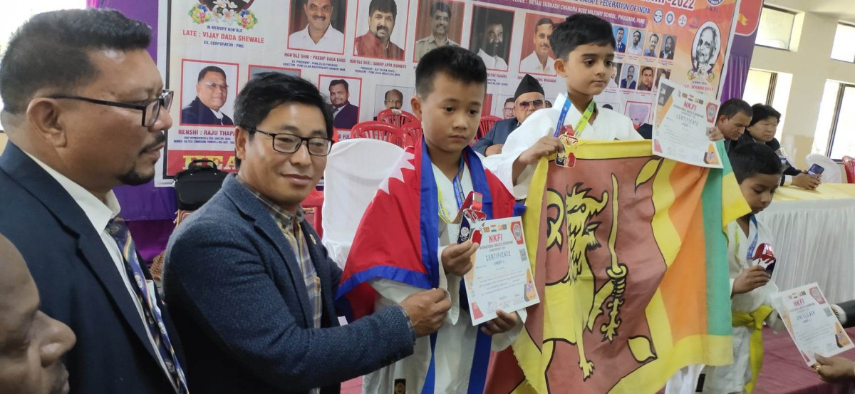 भारतको पुनेमा जारी प्रतियोगितामा नेपालका खेलाडि सिद्धार्थ राना मगरले एक गोल्ड मेडल र सिल्भर हात पारे