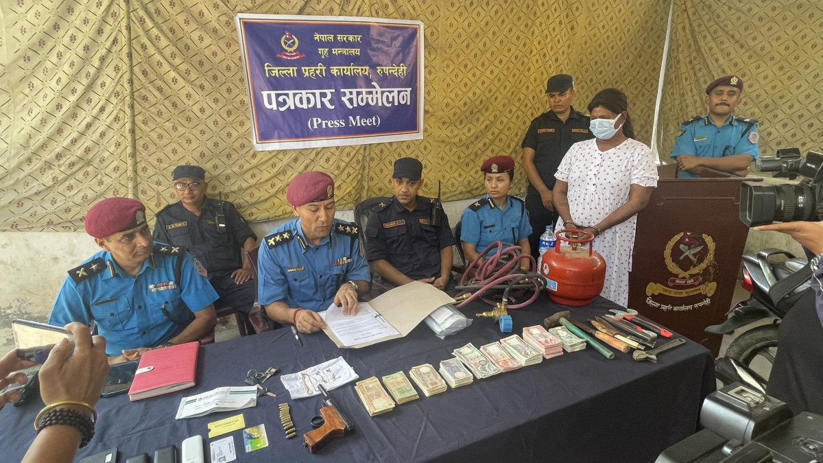 भारतमा लेडि डन भनेर चिनिने गिता तिवारी रुपन्देही प्रहरी द्धारा पक्राउ