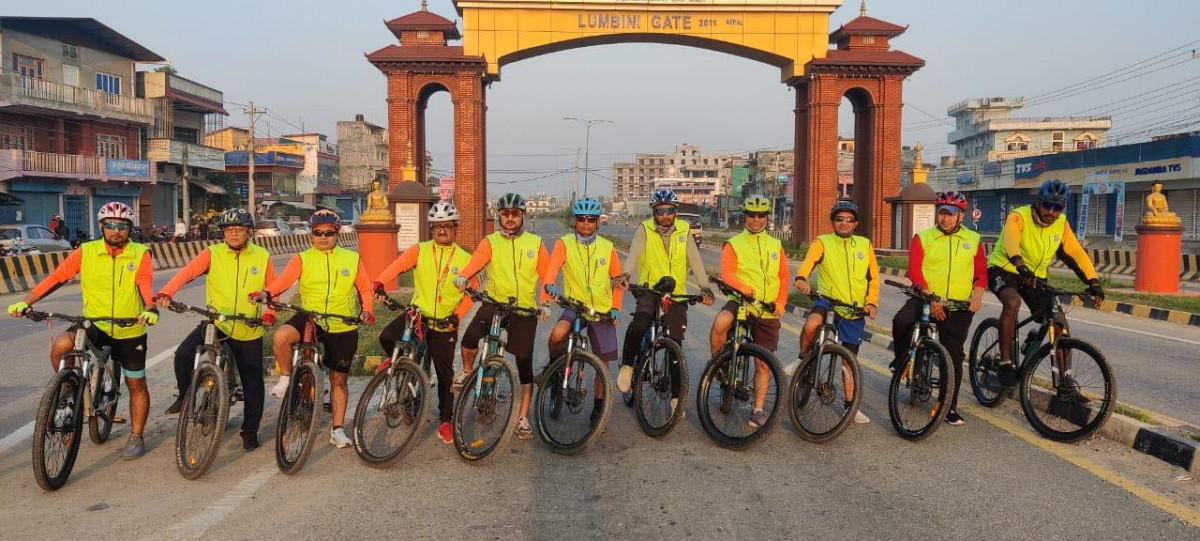 लुम्बिनीको पर्यटन प्रबर्द्धनका लागी साईकल सिटी भैरहवाले हरेक बर्ष “बुद्ध ज्ञान साईकल यात्रा“ गर्ने