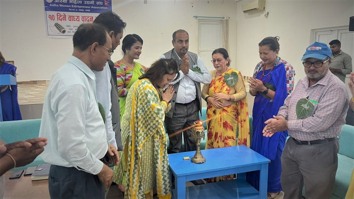 आस्था महिला उद्यमी संघ रुपन्देहीको आयोजनामा शुक्रबारदेखि भैरहवामा १० दिने वाध्यवादन तालिम सुरु