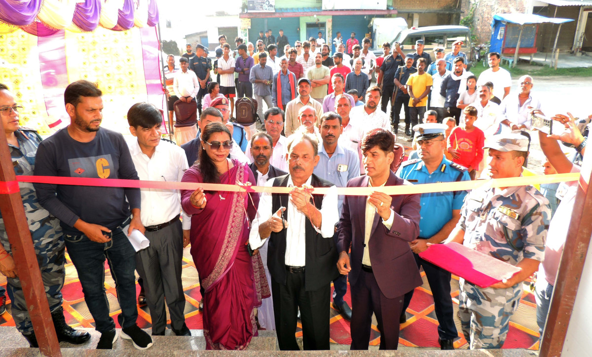 रूपन्देहीको कालीदह नाकामा संचालनमा ल्याइयो पर्यटक लक्षित एकीकृत जाँच बिन्दु