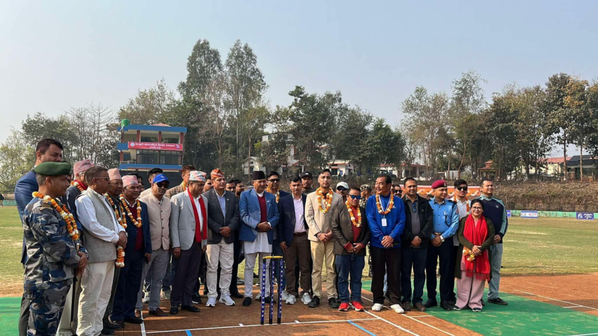 देउखुरीमा प्रधानमन्त्री कप क्रिकेट प्रतियोगिता सुरु