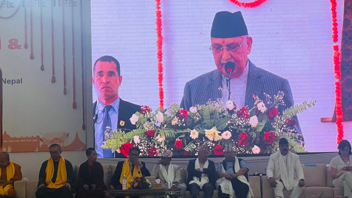 बुद्धका शिक्षाले आजको विश्वलाई शान्तिको बाटो देखाउँछ : प्रधानमन्त्री ओली