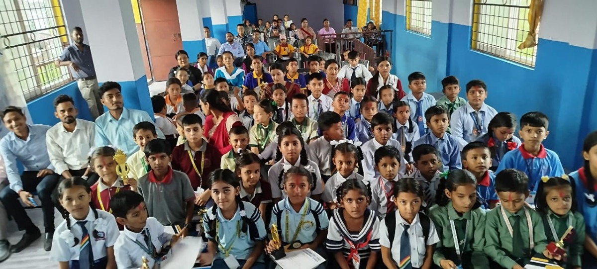 सामूहिक विद्यालय परिवारको आयोजनामा आर्ट कम्पिटिसन र फिगर एण्ड वर्ड एरेन्जमेन्ट प्रतियोगिता सम्पन्न