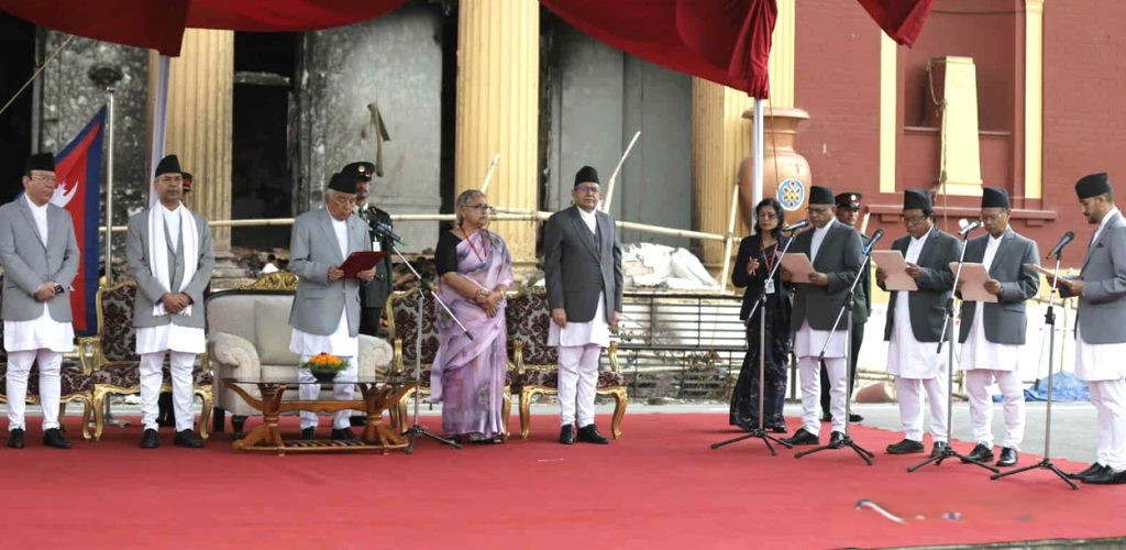प्रधानमन्त्री सुशीला कार्कीद्वारा मन्त्रिपरिषद् दोस्रोपटक विस्तार, ४ नयाँ मन्त्रीले लिए शपथ