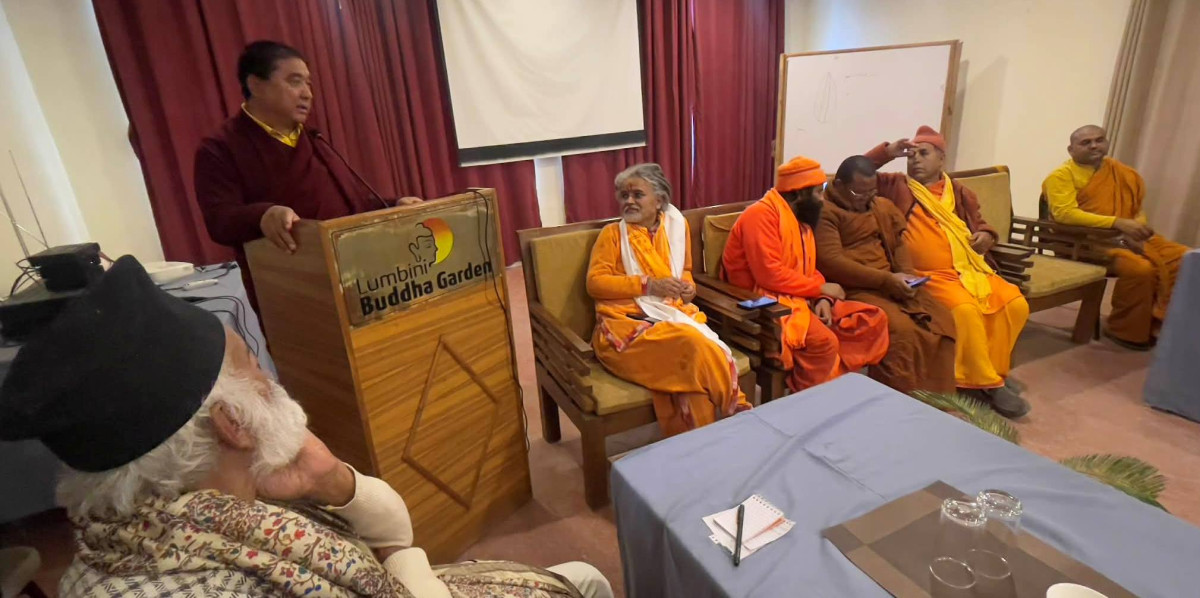 विश्व शान्तिका लागि धार्मिक सद्भाव आवश्यक: उपाध्यक्ष डा.लामा